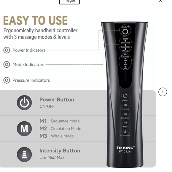 SOLD.Leg Massager for Circulation,Calf Foot Massager,Thigh Full Leg Compression. - Picture 4 of 12